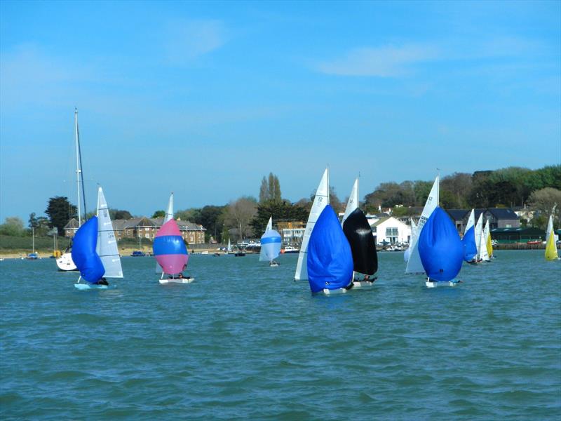 Bembridge Illusion Vernon's Easter Egg Cup photo copyright Mike Samuelson taken at Bembridge Sailing Club and featuring the Illusion class