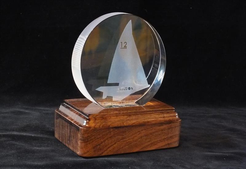 The trophy - Illusion Inland Championship at Middle Nene photo copyright Tom Vessey taken at Middle Nene Sailing Club and featuring the Illusion class