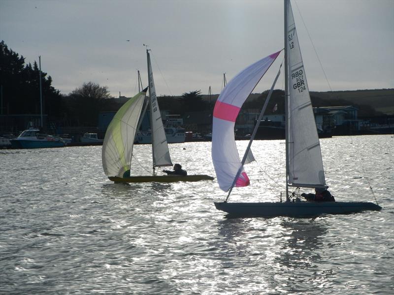 Bembridge Illusion November fleet racing photo copyright Mike Samuelson taken at Bembridge Sailing Club and featuring the Illusion class