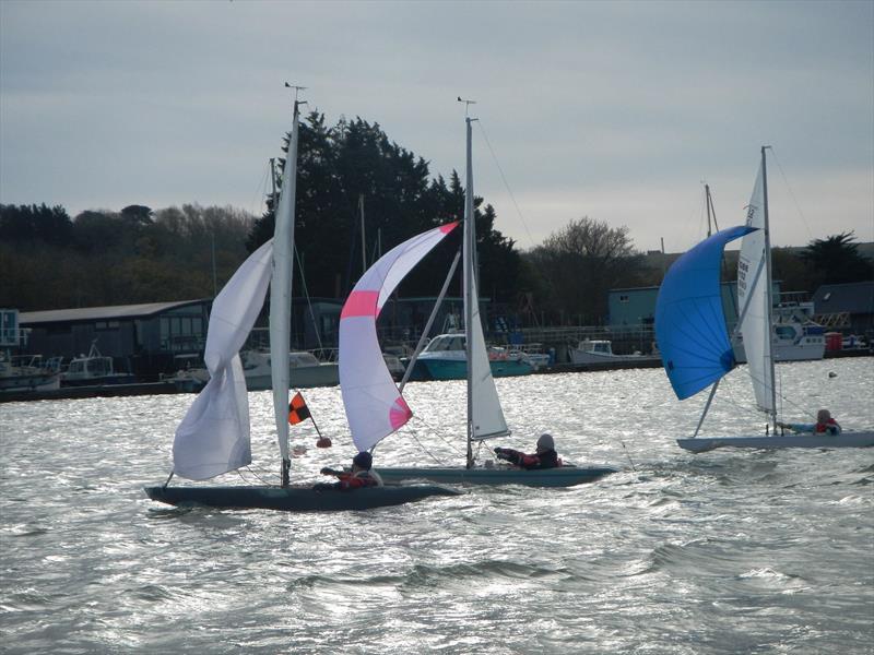 Bembridge Illusion November fleet racing photo copyright Mike Samuelson taken at Bembridge Sailing Club and featuring the Illusion class