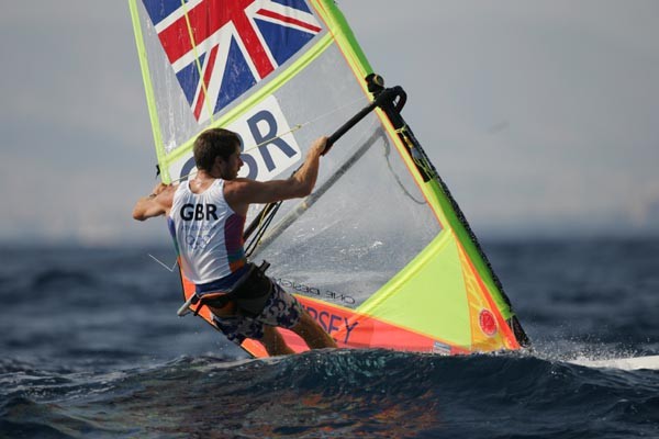 The sea breeze fills in on day five of the Olympic Sailing Regatta photo copyright Richard Langdon taken at  and featuring the IMCO class