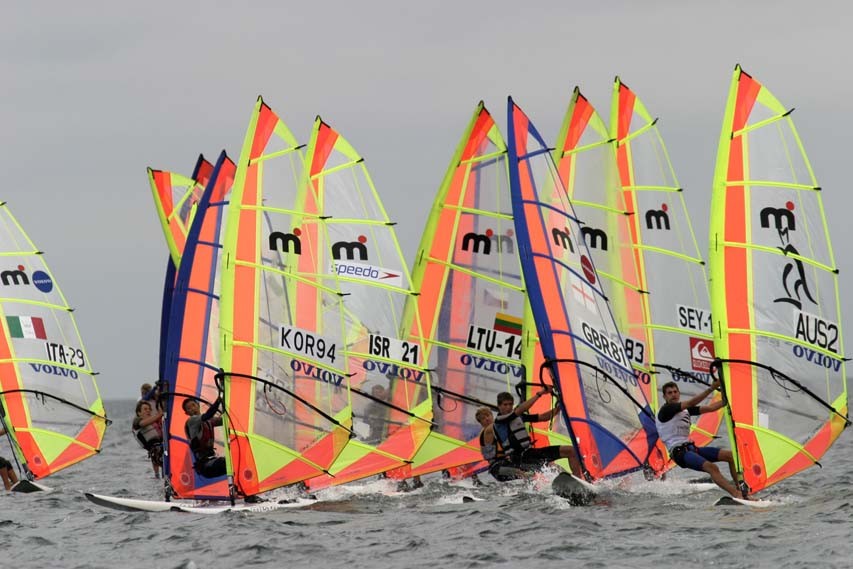 Action from the 2004 Volvo Youth Sailing ISAF World Championships in Poland photo copyright Peter Bentley taken at  and featuring the IMCO class