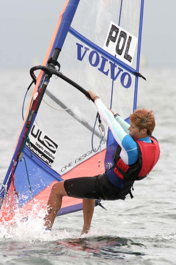Action from the 2004 Volvo Youth Sailing ISAF World Championships in Poland photo copyright Peter Bentley taken at  and featuring the IMCO class