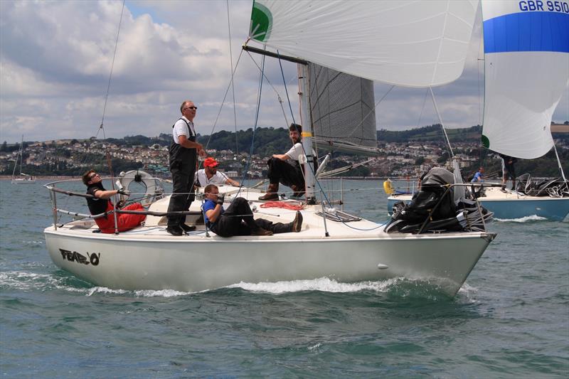 2016 Impala National Championship at Brixham photo copyright Gareth Fudge / www.boatographic.co.uk taken at Brixham Yacht Club and featuring the Impala 28 class