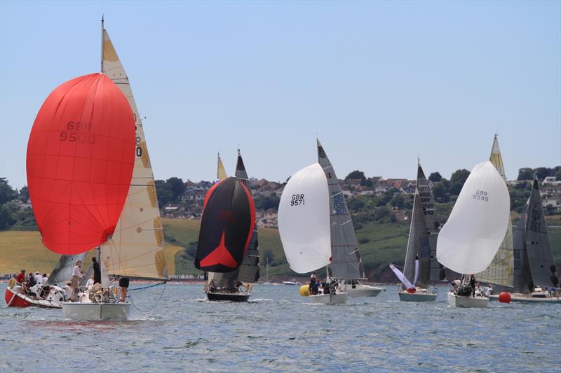 2016 Impala National Championship at Brixham photo copyright Gareth Fudge / www.boatographic.co.uk taken at Brixham Yacht Club and featuring the Impala 28 class