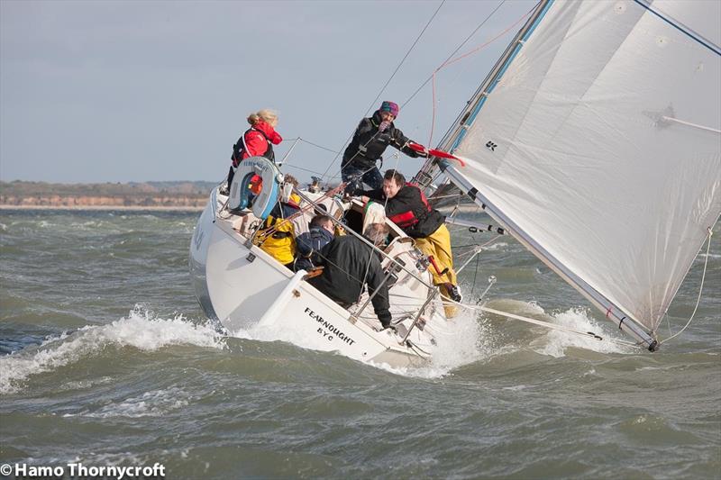 2017 Hamble Winter Series week 4 - photo © Hamo Thornycroft / www.yacht-photos.co.uk