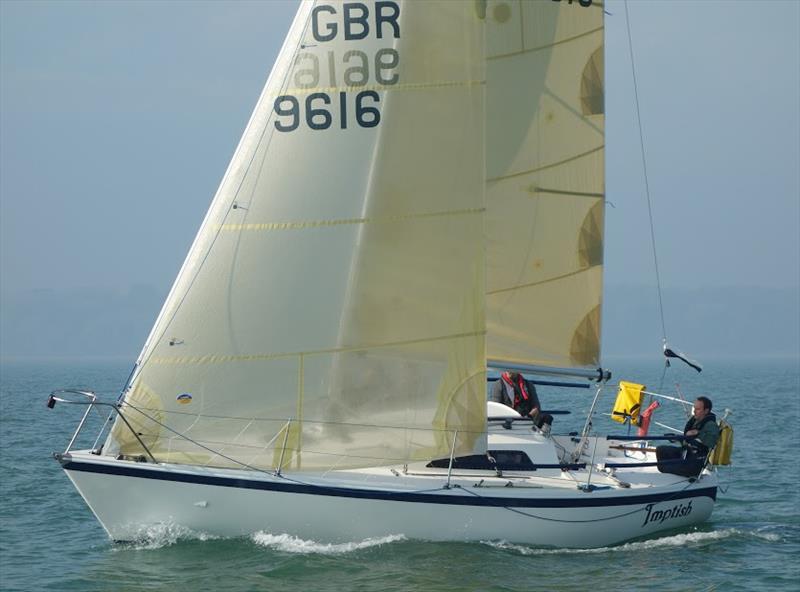 Imptish during the JOG Nab Tower Race photo copyright Paul Cook taken at Junior Offshore Group and featuring the Impala 28 class