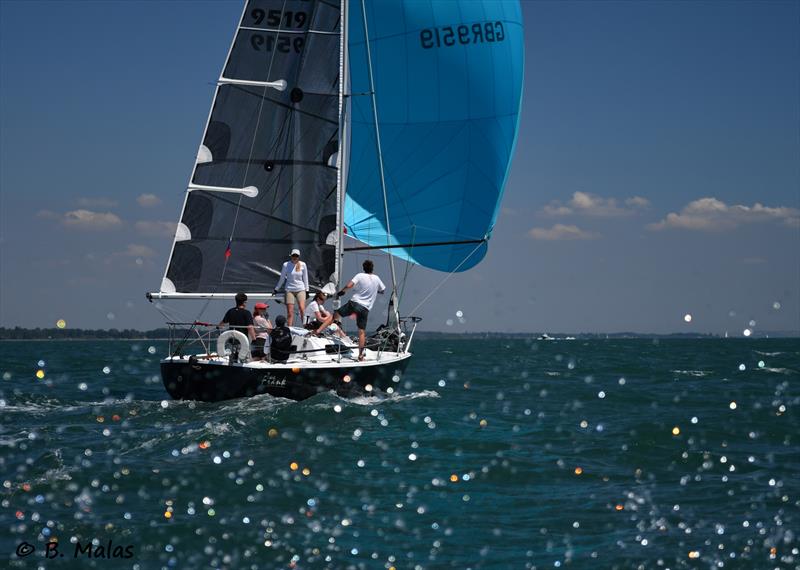 Impala 28 Nationals at Lymington photo copyright Bertrand Malas taken at Royal Lymington Yacht Club and featuring the Impala 28 class