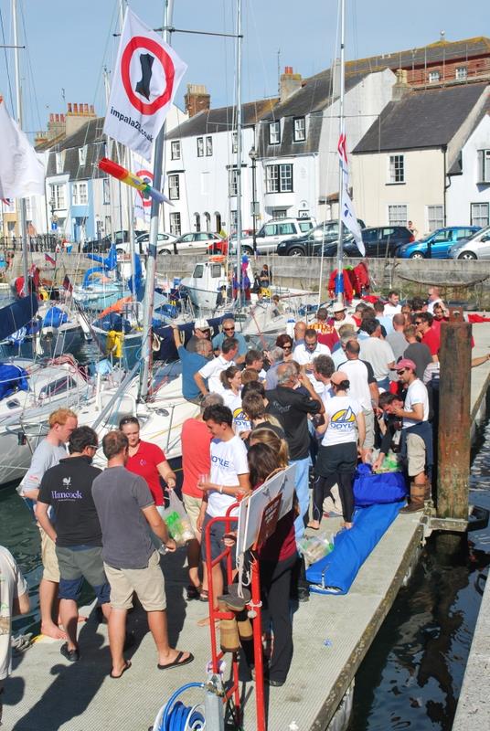 Impala nationals held during the Weymouth Keelboat Regatta photo copyright Barney Smith taken at Weymouth Sailing Club and featuring the Impala 28 class