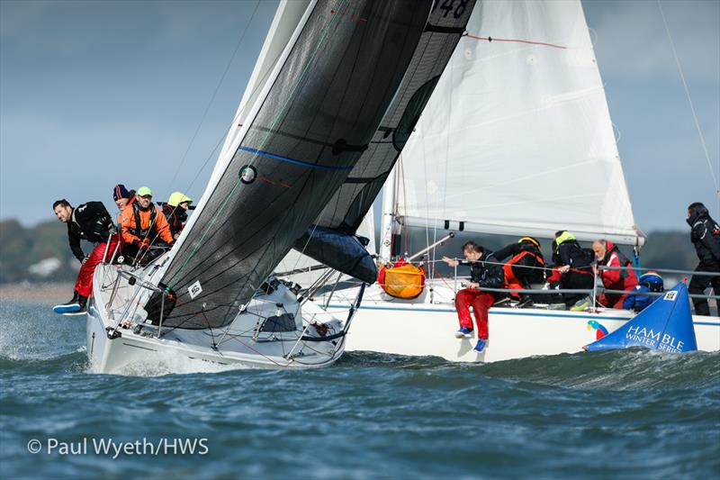 Vlad the Impala, Impala 28 during 2022 Hamble Winter Series week 3 - photo © Paul Wyeth / www.pwpictures.com