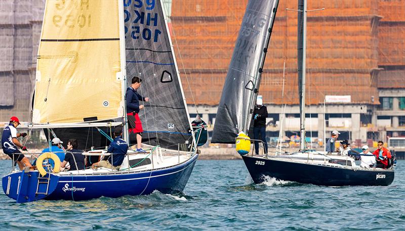 One Global HKRNVR Memorial Vase photo copyright RHKYC/ Guy Nowell taken at Royal Hong Kong Yacht Club and featuring the Impala 28 class