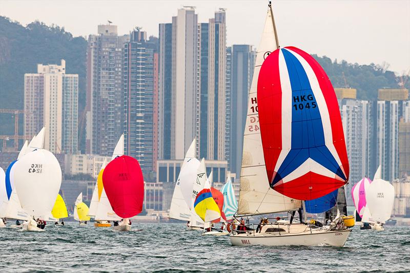 One Global HKRNVR Memorial Vase photo copyright RHKYC/ Guy Nowell taken at Royal Hong Kong Yacht Club and featuring the Impala 28 class