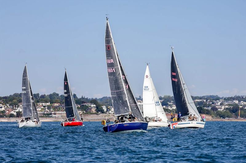 Impala Nationals at the Torbay Royal Regatta photo copyright Tania Hutchings / www.50northphotography.co.uk taken at Royal Torbay Yacht Club and featuring the Impala 28 class