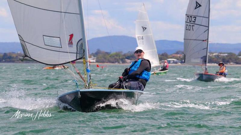 Jim Stone - 2021 Queensland Impulse State Championship photo copyright Marina Hobbs taken at Humpybong Yacht Club and featuring the Impulse class