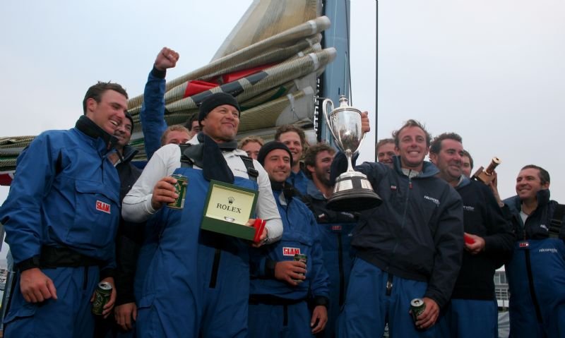 Nicorette takes line honours in the 2004 Rolex Sydney Hobart Race photo copyright Carlo Borlenghi / Rolex taken at  and featuring the IMS class