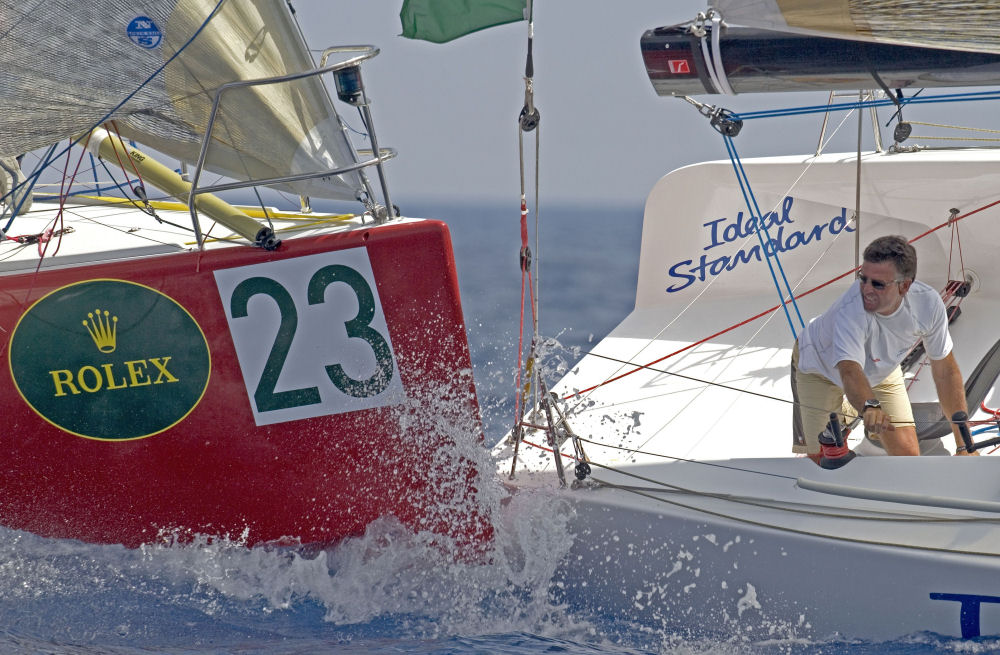 Matador and Man colliding during the final race of the Rolex IMS Offshore World Championships photo copyright Carlo Borlenghi / Rolex taken at  and featuring the IMS class