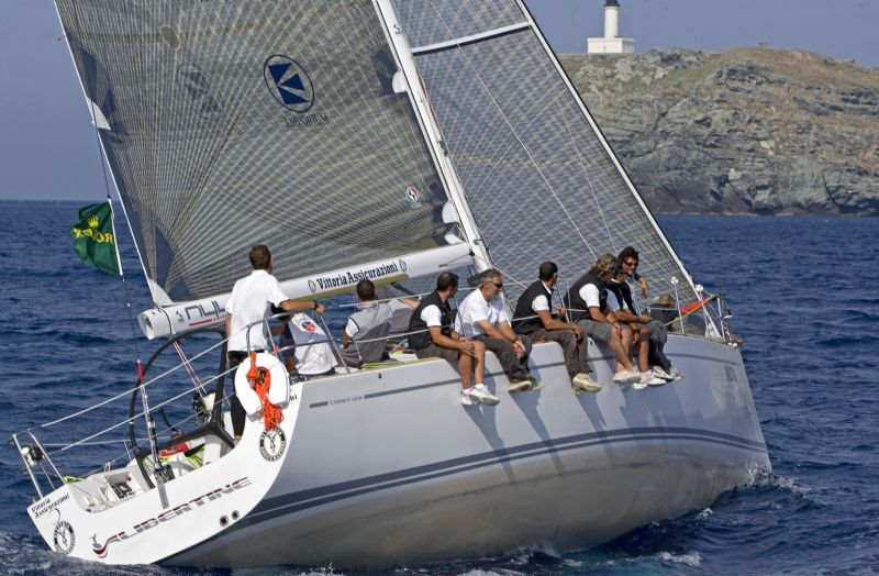 Libertine wins the IMS division in the Giraglia Rolex Cup race photo copyright Carlo Borlenghi / Rolex taken at  and featuring the IMS class