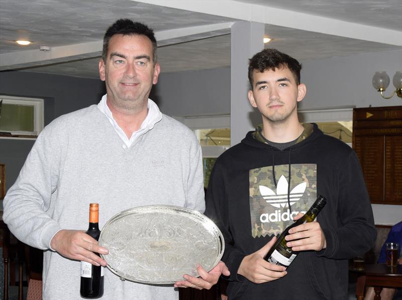 Peter/James Findlay win the Grand Prix Race during the Bala Long Distance and Grand Prix Race Weekend 2018 photo copyright John Hunter taken at Bala Sailing Club and featuring the Formula 20 class