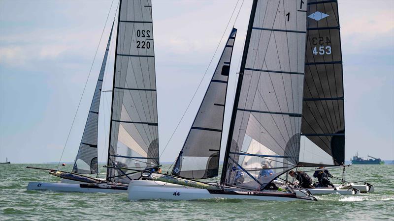 Nacra F20 National Championship at Thorpe Bay photo copyright David Maynard / www.alleycatphotographer.com taken at Thorpe Bay Yacht Club and featuring the Formula 20 class