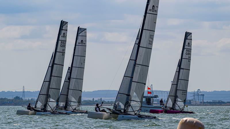 Nacra F20 National Championship at Thorpe Bay photo copyright David Maynard / www.alleycatphotographer.com taken at Thorpe Bay Yacht Club and featuring the Formula 20 class