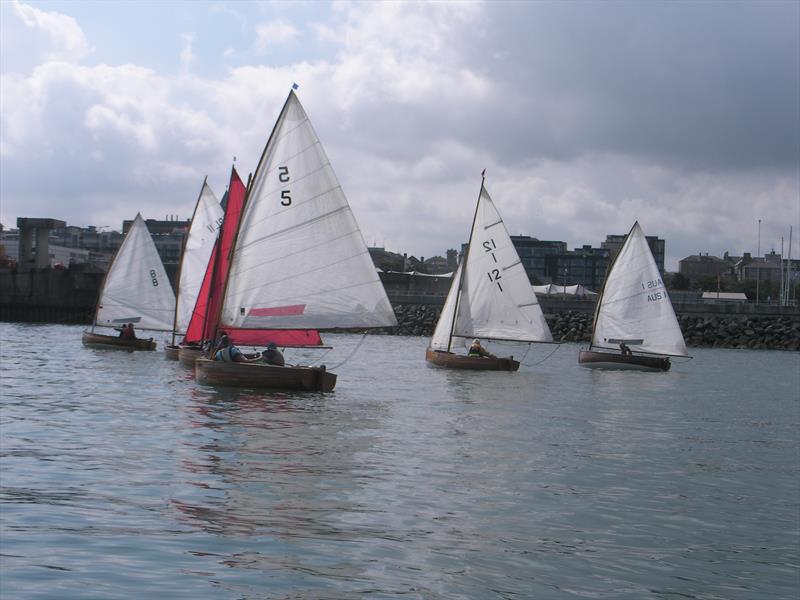 The fleet in light airs during the International 12 Foot and DBSC 12 Championship - photo © Vincent Delany