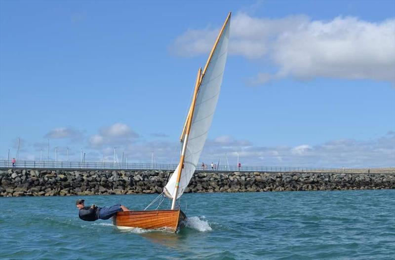 Mark Delany in Cora photo copyright Vincent Delany taken at Royal St George Yacht Club and featuring the International 12 class