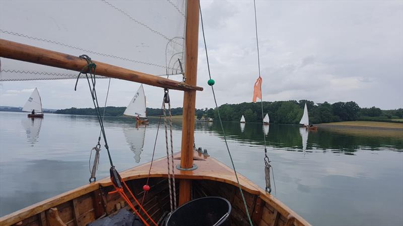 Waiting for the wind to arrive during the International 12 Foot Dinghy Friendship Regatta at Rutland photo copyright Vincent Delany taken at Rutland Sailing Club and featuring the International 12 class