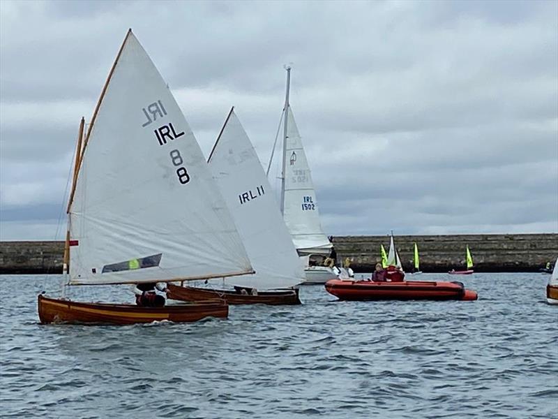Irish 12 Foot Dinghy Class Championship: Cora and Pixie in close competition photo copyright Gerry Murray taken at Royal St George Yacht Club and featuring the International 12 class