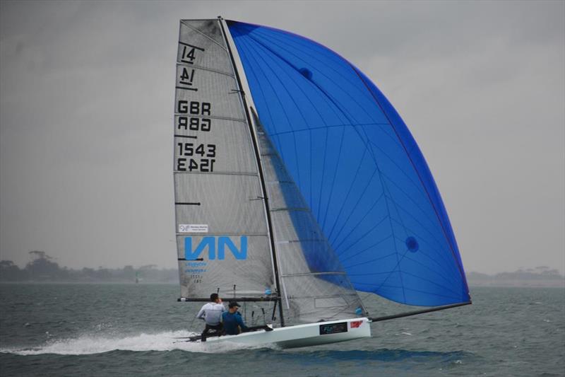 International 14 World Championship at Geelong, Australia Day 1