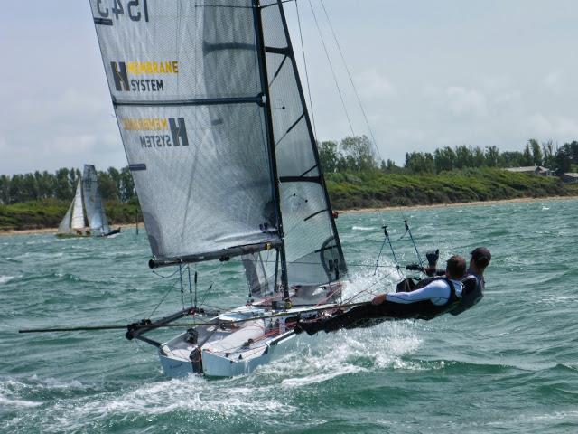 Crumpet trucking upwind in the Summer of 2014 - photo © Andrew Penman