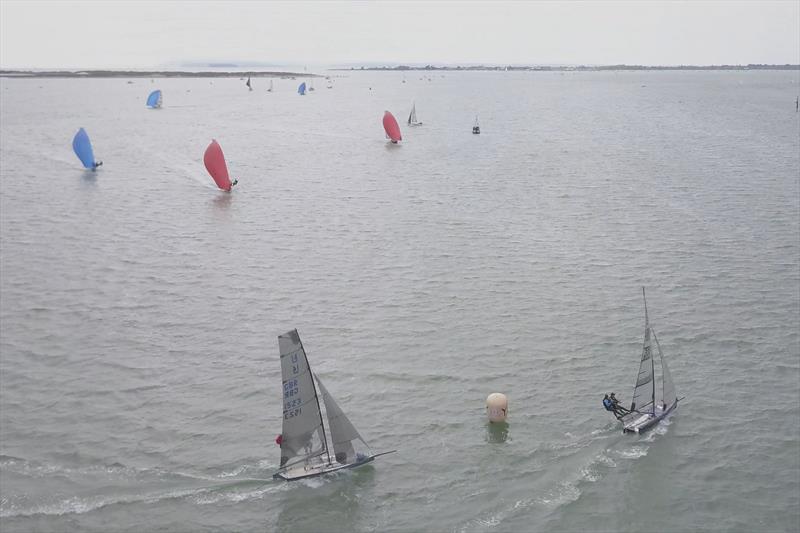 International 14 Easter Tray photo copyright Harry Penman taken at Itchenor Sailing Club and featuring the International 14 class