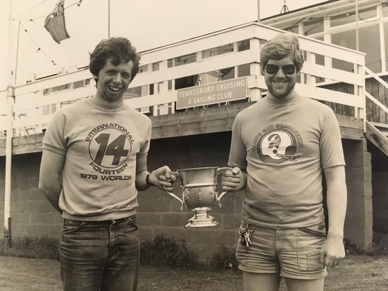 David & Simon with the Prince of Wales Cup at Tewkesbury - photo © Chandler archive