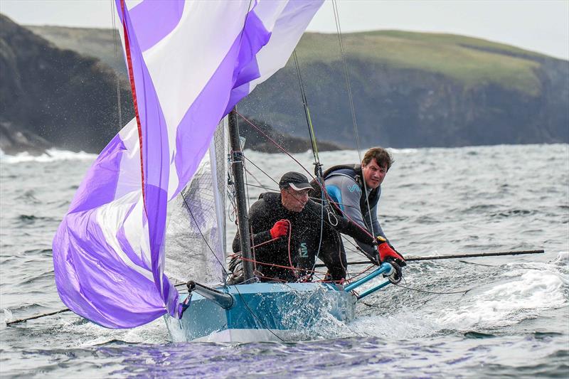 International 14 PoW Week Llandudno Trophy day at Rock photo copyright Lee Whitehead / www.photolounge.co.uk taken at Rock Sailing and Waterski Club and featuring the International 14 class