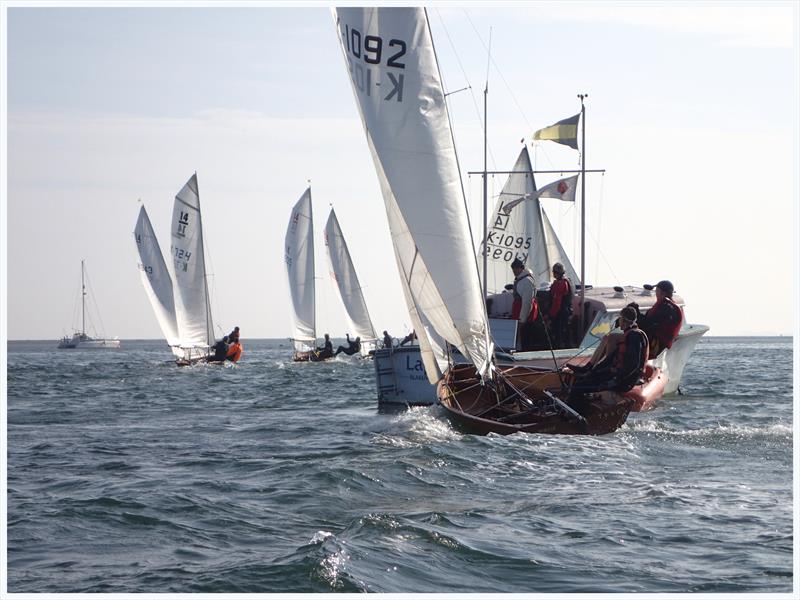 Classic International 14s at Blakeney photo copyright Steve Soanes & Chris Keys taken at Blakeney Sailing Club and featuring the International 14 class