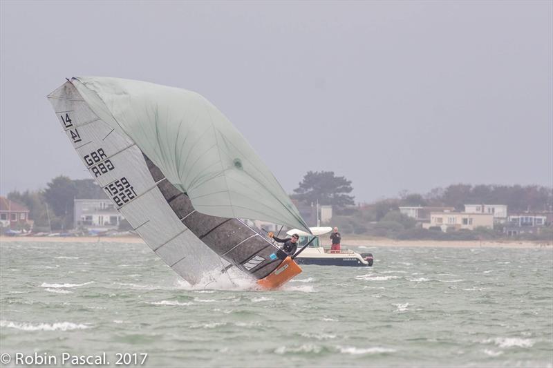 International 14 Autumn Trophy and Autumn Pint photo copyright Robin Pascal taken at Itchenor Sailing Club and featuring the International 14 class