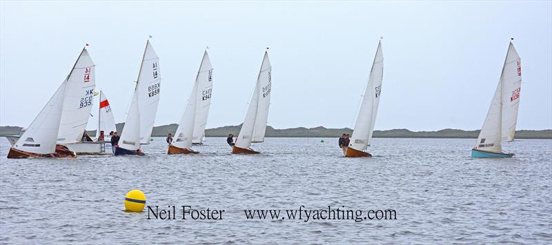 Classic and vintage International 14 open at Blakeney SC - photo © Neil Foster / www.wfyachting.com