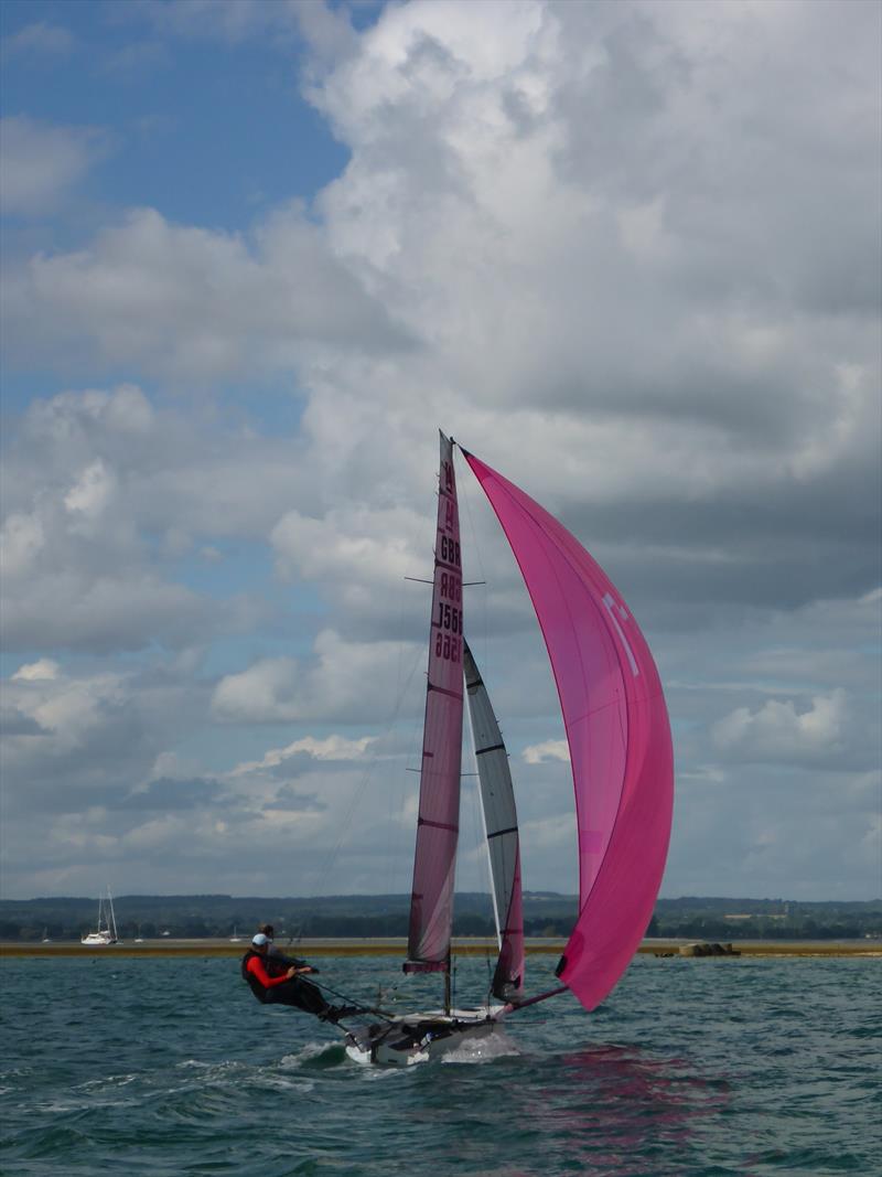 I14 Bull Trophy at Itchenor photo copyright Andy Penman & Caroline Gosford taken at Itchenor Sailing Club and featuring the International 14 class