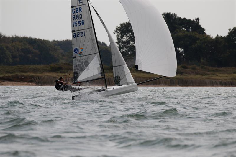 International 14 Itchenor Gallon photo copyright Robin Nott taken at Itchenor Sailing Club and featuring the International 14 class