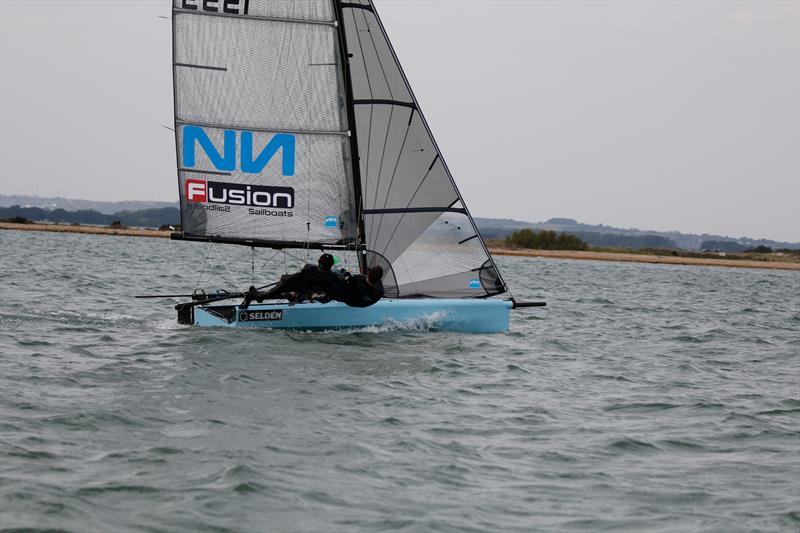 International 14 Itchenor Gallon photo copyright Robin Nott taken at Itchenor Sailing Club and featuring the International 14 class