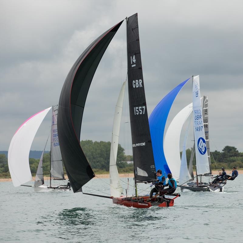 International 14 Gallon Trophy at Itchenor photo copyright Chris Hatton taken at Itchenor Sailing Club and featuring the International 14 class