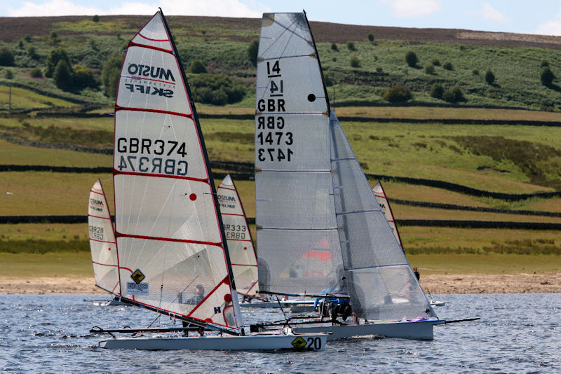 High Performance open at Derwent Reservoir photo copyright John Knapton taken at Derwent Reservoir Sailing Club and featuring the International 14 class