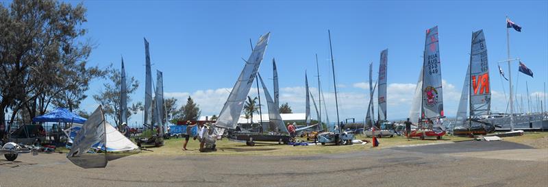  International 14 2018 Australian Championships - Day 1 photo copyright John Graham taken at Darling Point Sailing Squadron and featuring the International 14 class