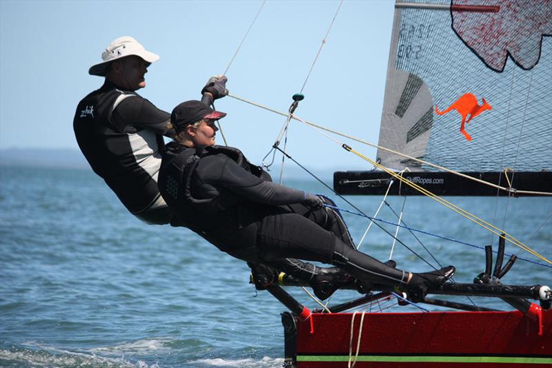 International 14 2018 Australian Championships - Day 4 photo copyright John Graham taken at Darling Point Sailing Squadron and featuring the International 14 class