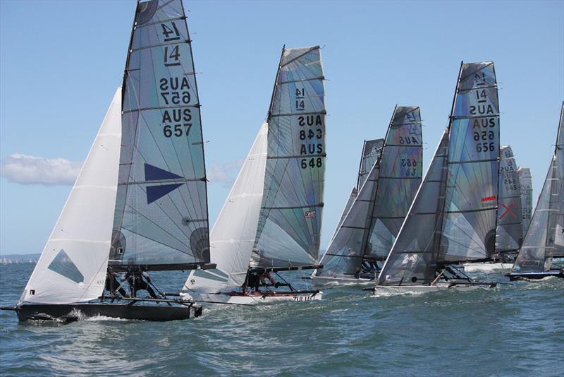 International 14 2018 Australian Championships - Day 4 photo copyright John Graham taken at Darling Point Sailing Squadron and featuring the International 14 class