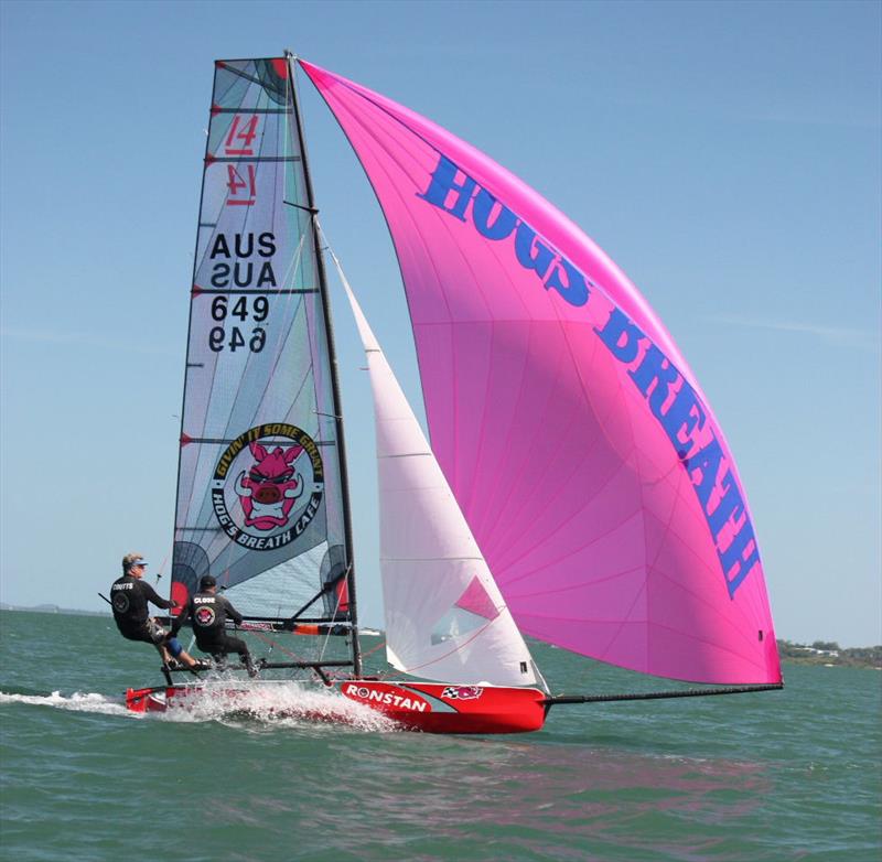 International 14 2018 Australian Championships - Day 4 photo copyright John Graham taken at Darling Point Sailing Squadron and featuring the International 14 class