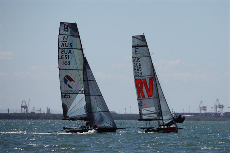 International 14 2018 Australian Championships - Day 4 photo copyright John Graham taken at Darling Point Sailing Squadron and featuring the International 14 class