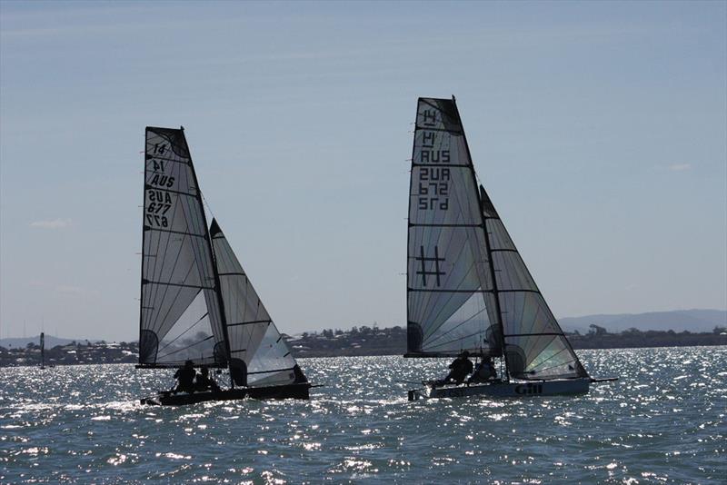 International 14 2018 Australian Championships - Day 4 photo copyright John Graham taken at Darling Point Sailing Squadron and featuring the International 14 class