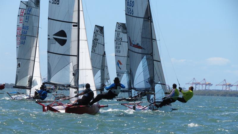 International 14 2018 Australian Championships - Day 4 photo copyright John Graham taken at Darling Point Sailing Squadron and featuring the International 14 class