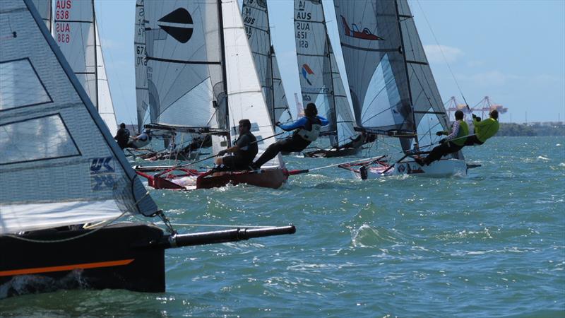 International 14 2018 Australian Championships - Day 4 photo copyright John Graham taken at Darling Point Sailing Squadron and featuring the International 14 class