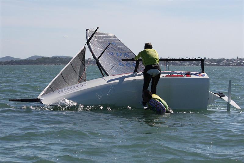 International 14 2018 Australian Championships - Day 4 photo copyright John Graham taken at Darling Point Sailing Squadron and featuring the International 14 class